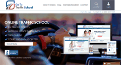 Desktop Screenshot of gototrafficschool.com