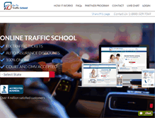 Tablet Screenshot of gototrafficschool.com